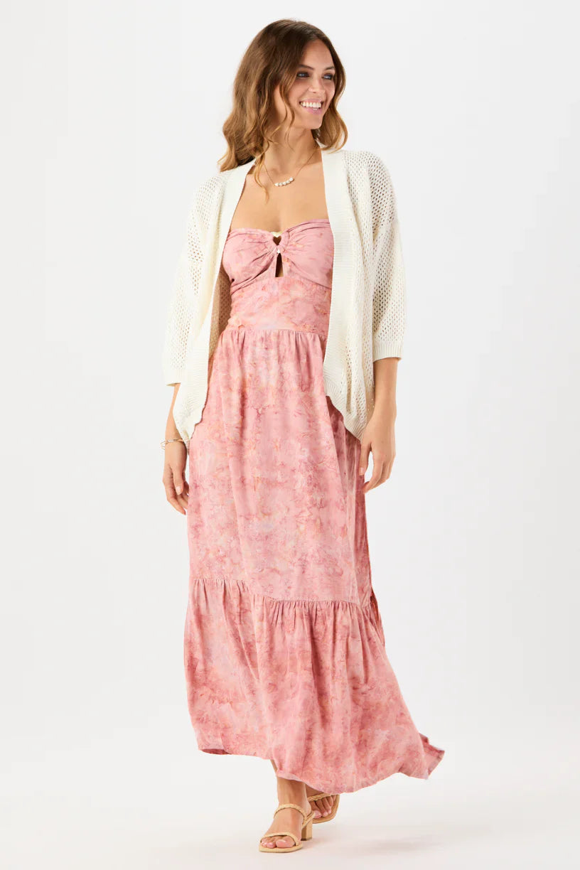 Tiare Hawaii Honey Maxi Dress - Marbled Mauve