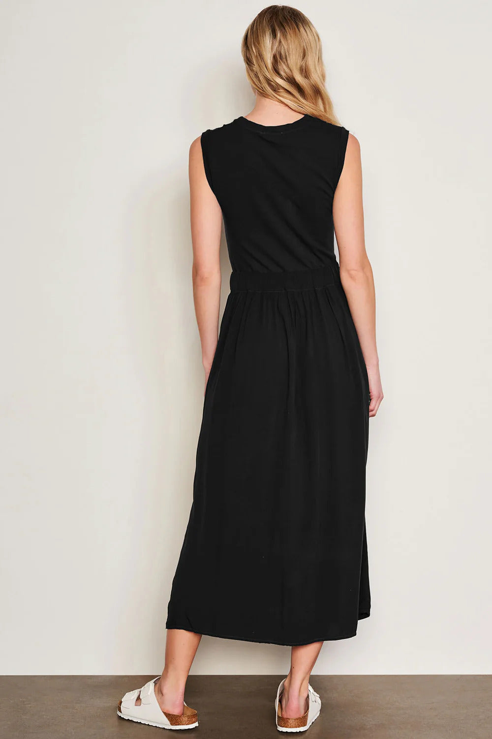 BAILEY/44 Women's Sundry Midi Mixed Media Dress