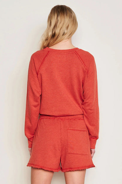 BAILEY/44 Women's Sundry Cali Heart Raglan Sweatshirt