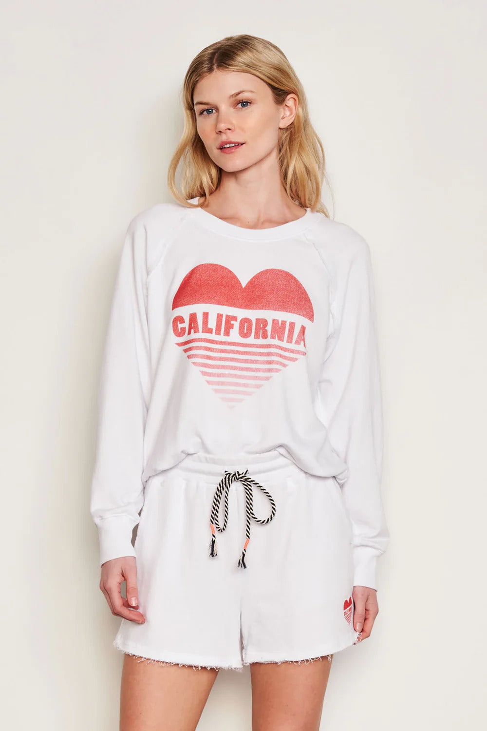 BAILEY/44 Women's Sundry Cali Heart Raglan Sweatshirt