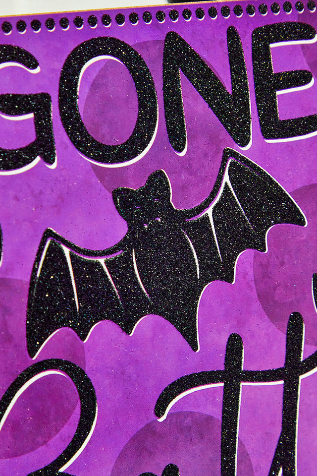 Decorator's Warehouse 10" Gone Batty Sign