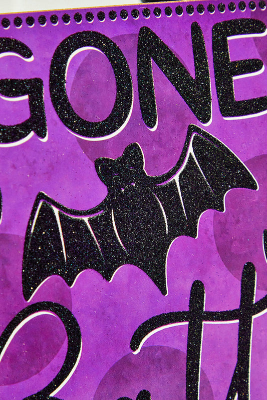 Decorator's Warehouse 10" Gone Batty Sign