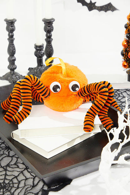 Decorator's Warehouse 5" x 15" Orange Faux Fur Spider