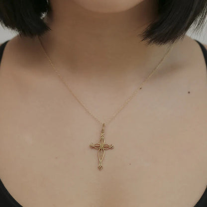 ARGENTO VIVO CROSS PENDANT NECKLACE