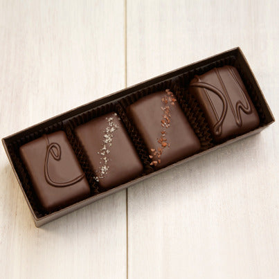 John Kelly Chocolates 4 Piece Signature Handcrafted Chocolate Collection