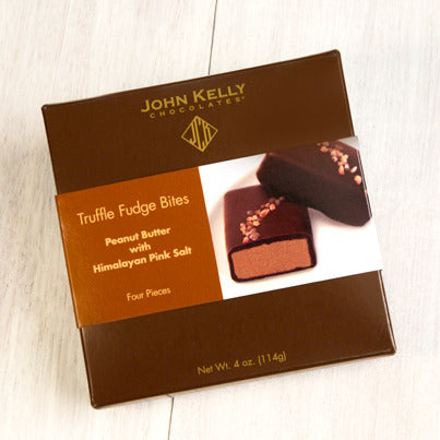 John Kelly Chocolates 4 Piece Peanut Butter with Himalayan Pink Salt