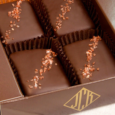 John Kelly Chocolates 4 Piece Semi-Sweet Chocolate & Caramel w/Hawaiian Alaea Sea Salt