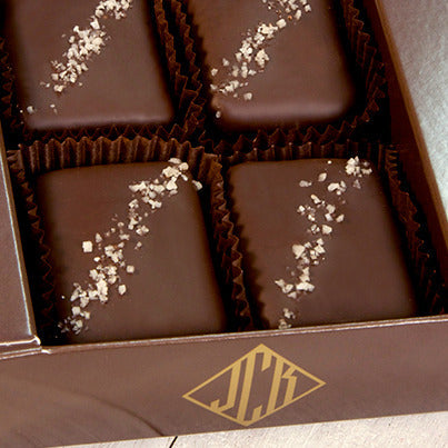 John Kelly Chocolates 4 Piece Dark Chocolate with French Grey Sea Salt