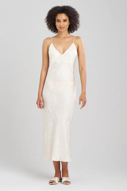Natori Ines Jacquard Silk Gown