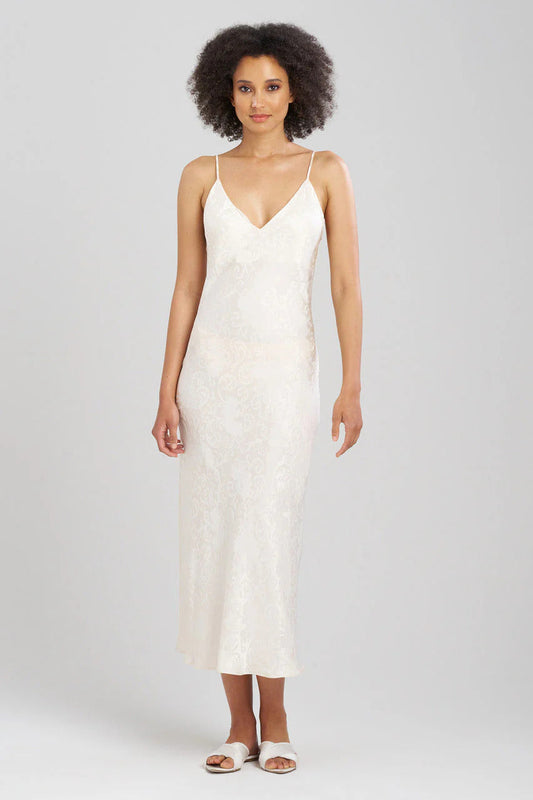 Natori Ines Jacquard Silk Gown