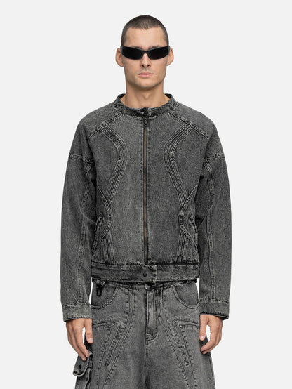 BLACKTAILOR DENIM BIKER JACKET