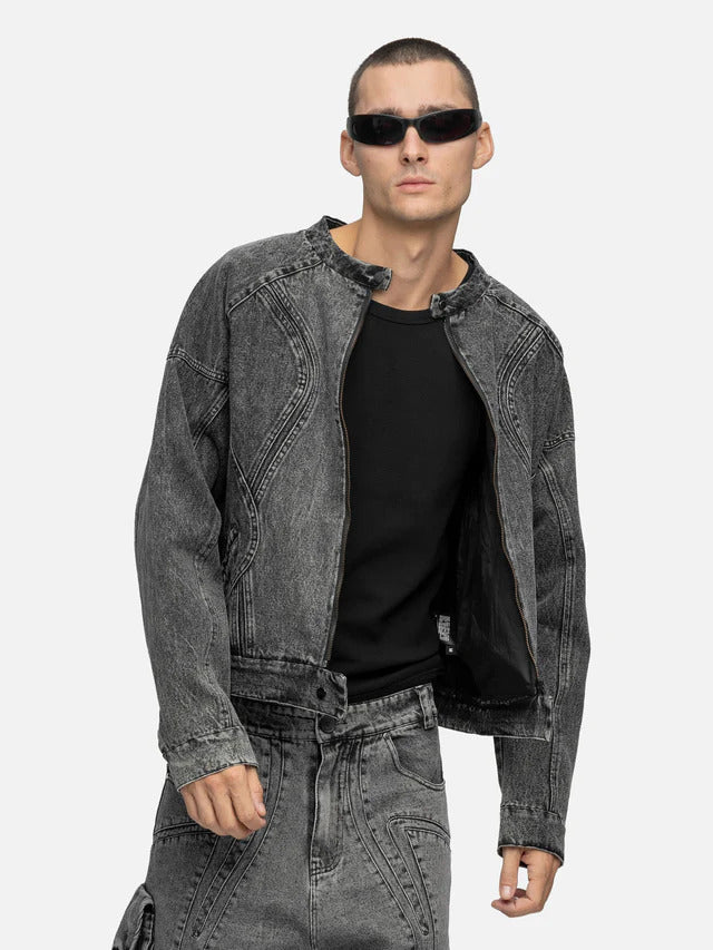 BLACKTAILOR DENIM BIKER JACKET