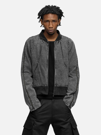 BLACKTAILOR ZIPPER DENIM JACKET NOISE