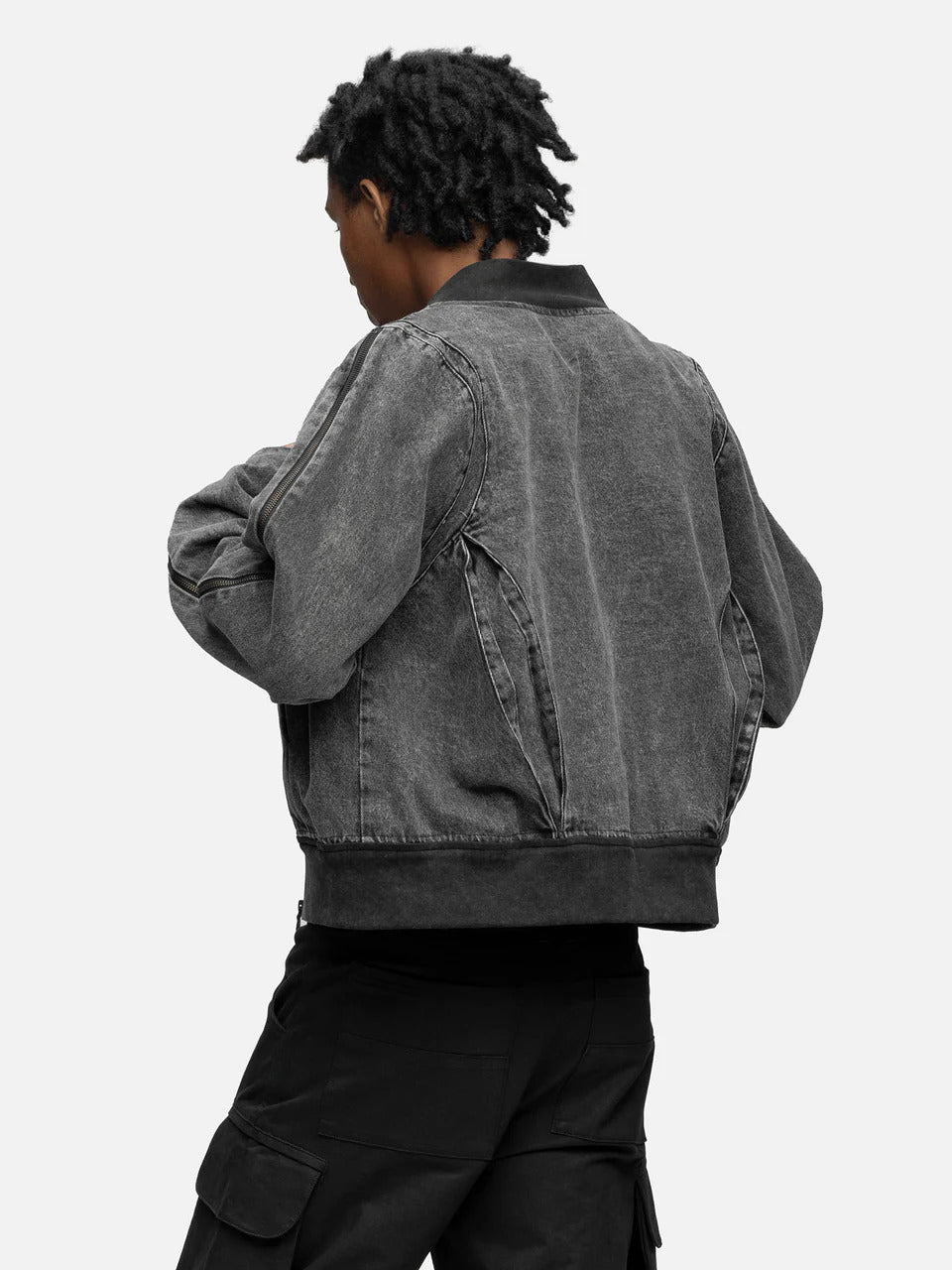 BLACKTAILOR ZIPPER DENIM JACKET NOISE