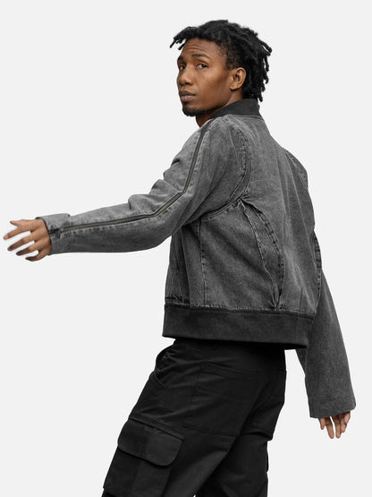 BLACKTAILOR ZIPPER DENIM JACKET NOISE