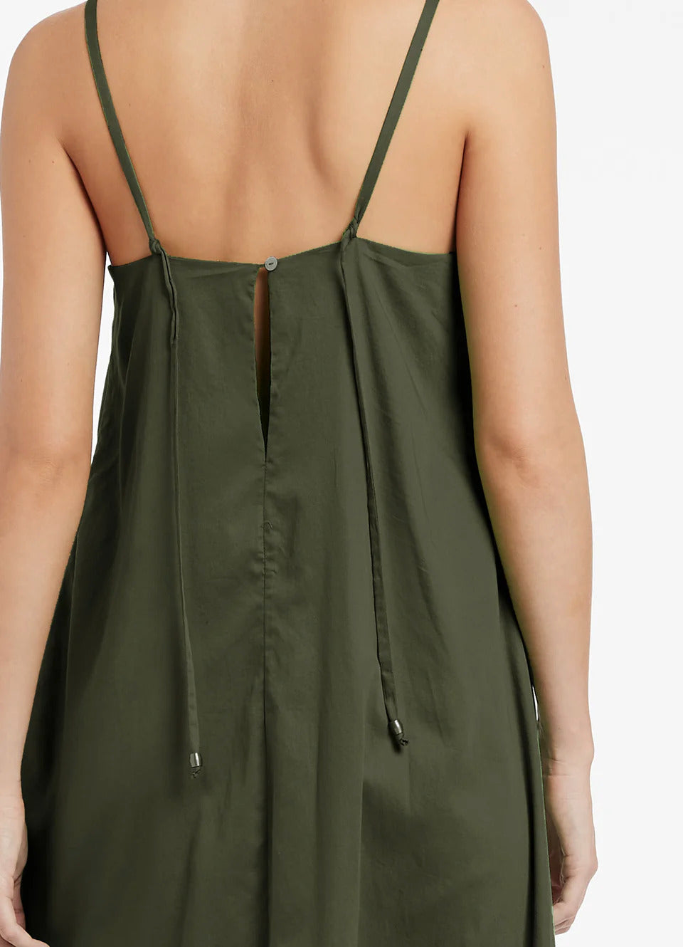 Seafolly Women's Jetset A Line Strappy Dress - Olive