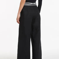 Seafolly Women's Jetset Wide Leg Pant - Black