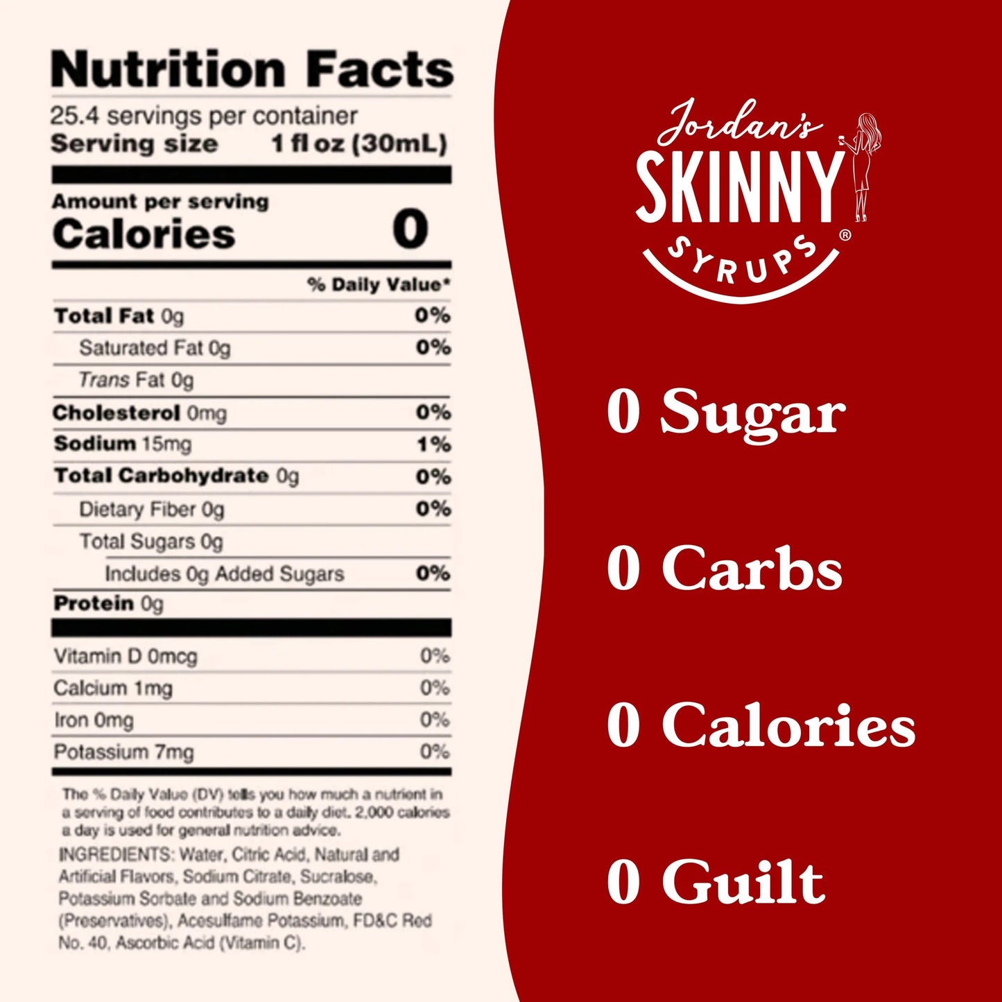 Skinny Mixes Sugar Free Candy Apple Syrup