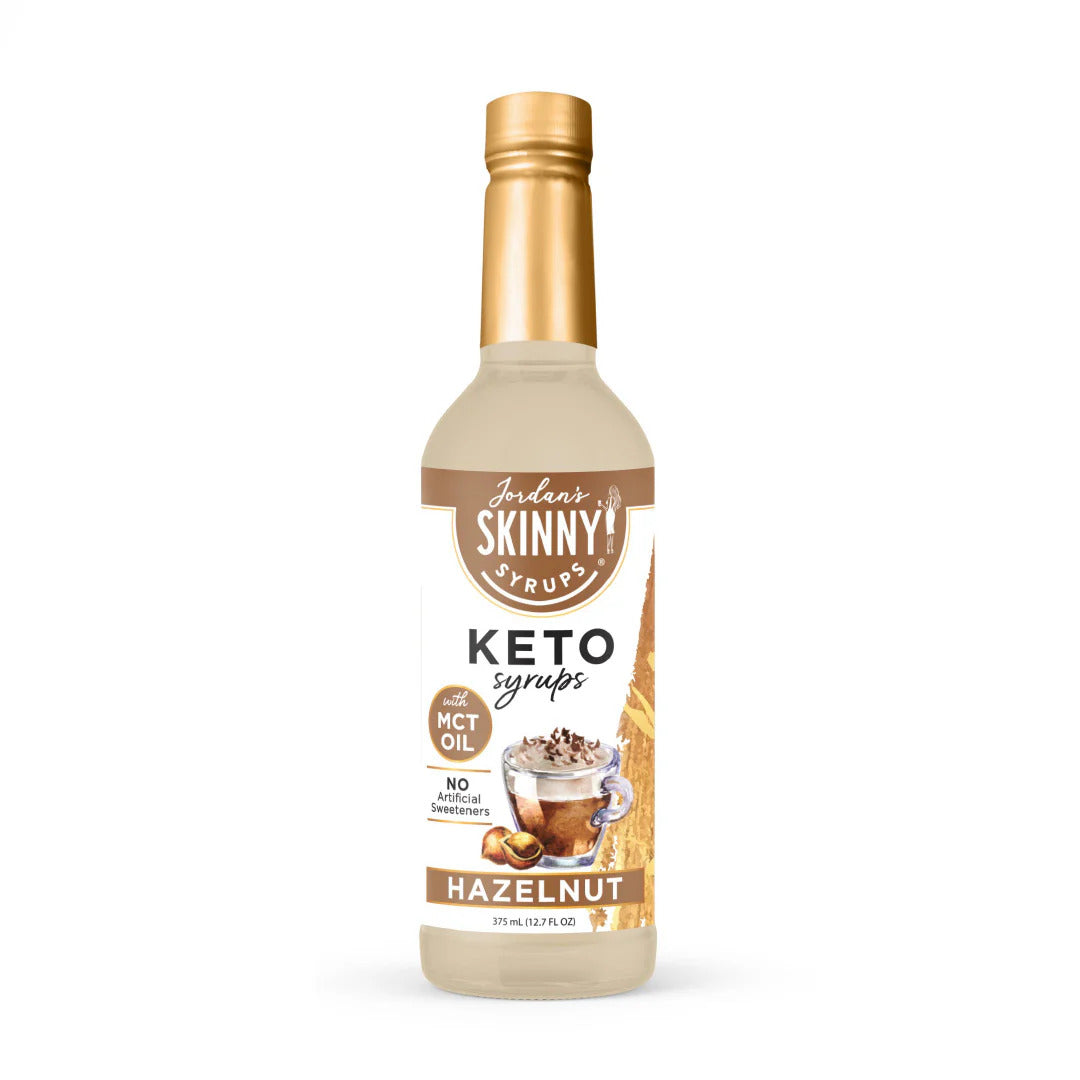 Skinny Mixes Keto Hazelnut Syrup with MCT - Mini 375mL Bottle