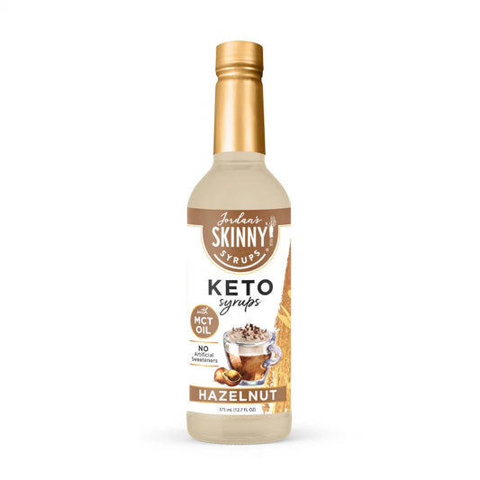 Skinny Mixes Keto Hazelnut Syrup with MCT - Mini 375mL Bottle