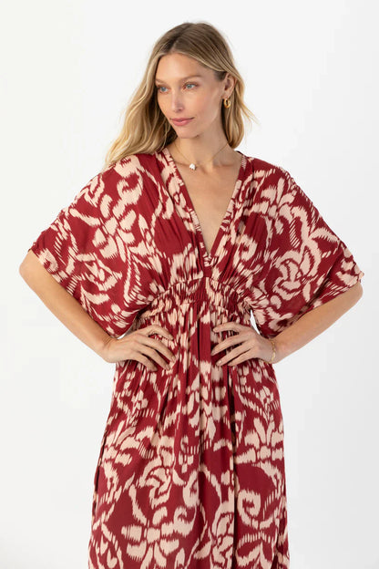 Tiare Hawaii Levine Maxi Dress - Nomadic Maroon