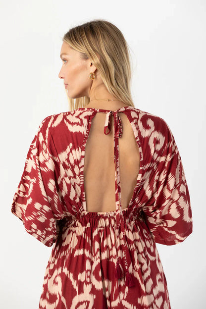 Tiare Hawaii Levine Maxi Dress - Nomadic Maroon