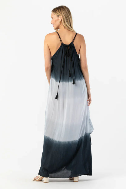Tiare Hawaii Love Letters Maxi Dress - Black Grey Ombre