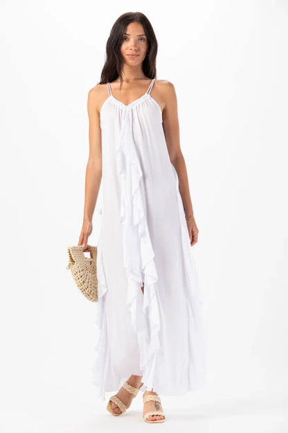 Tiare Hawaii Love Letters Maxi Dress - White