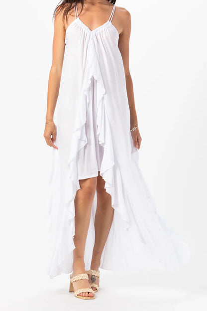 Tiare Hawaii Love Letters Maxi Dress - White