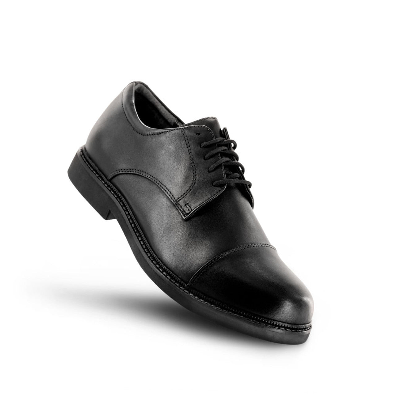 Apexfoot Men's Cap Toe Oxford Dress Shoe Lexington - Black