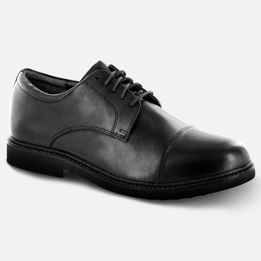 Apexfoot Men's Cap Toe Oxford Dress Shoe Lexington - Black