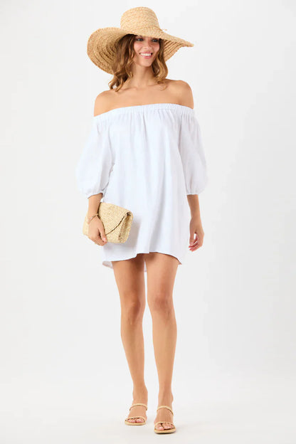 Tiare Hawaii Lychee Mini Dress - White