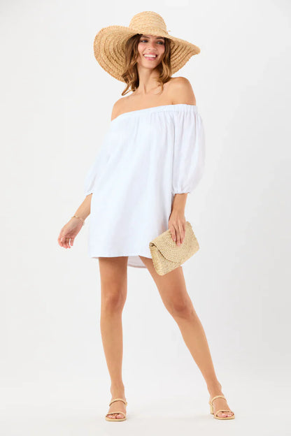 Tiare Hawaii Lychee Mini Dress - White