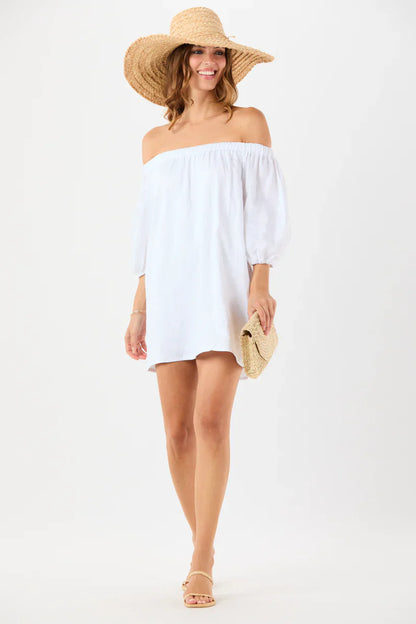 Tiare Hawaii Lychee Mini Dress - White