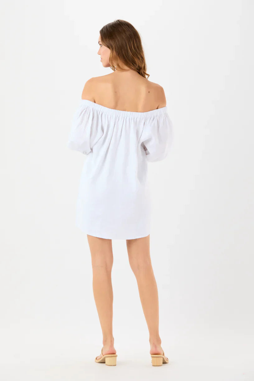 Tiare Hawaii Lychee Mini Dress - White
