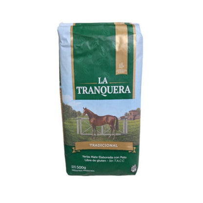 Pampa Direct La Tranquera Yerba Mate Tradicional Wholesale Bulk Box, 500 g / 17.63 oz (pack of 12 count)