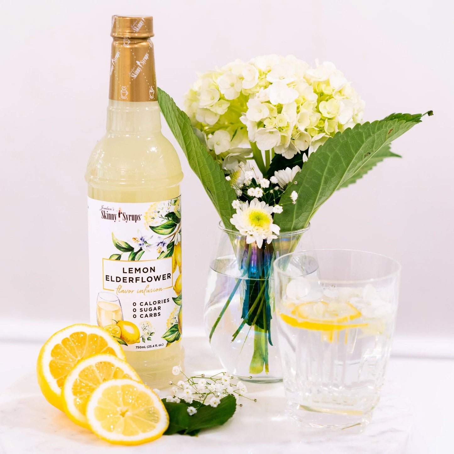 Skinny Mixes Sugar Free Lemon Elderflower Syrup