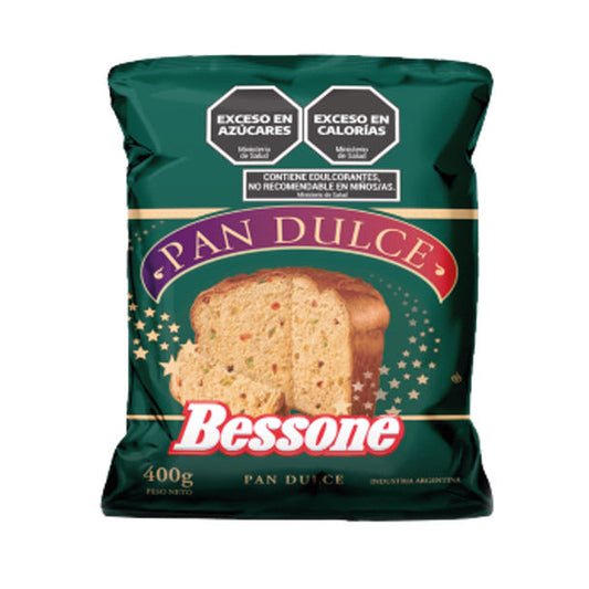 Pampa Direct Lheritier Bessone Sweet Bread with Fruits Pan Dulce con Frutas, 400 g / 14.10 oz