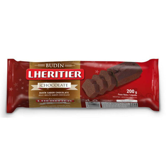 Pampa Direct Lheritier Budín Sabor Chocolate Classic Milk Chocolate Pound Cake, 200 g / 7.05 oz