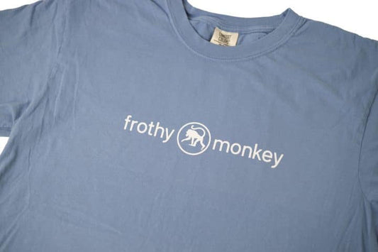 Frothy Monkey T-Shirt (Light Blue)