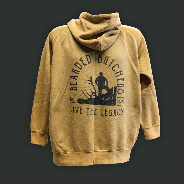 The Bearded Butchers Live the Legacy Arch Hooded Sweatshirts