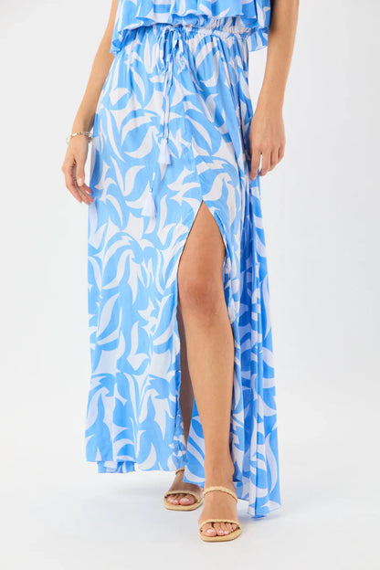 Tiare Hawaii Maldives Maxi Dress - Abstract Geo Sky