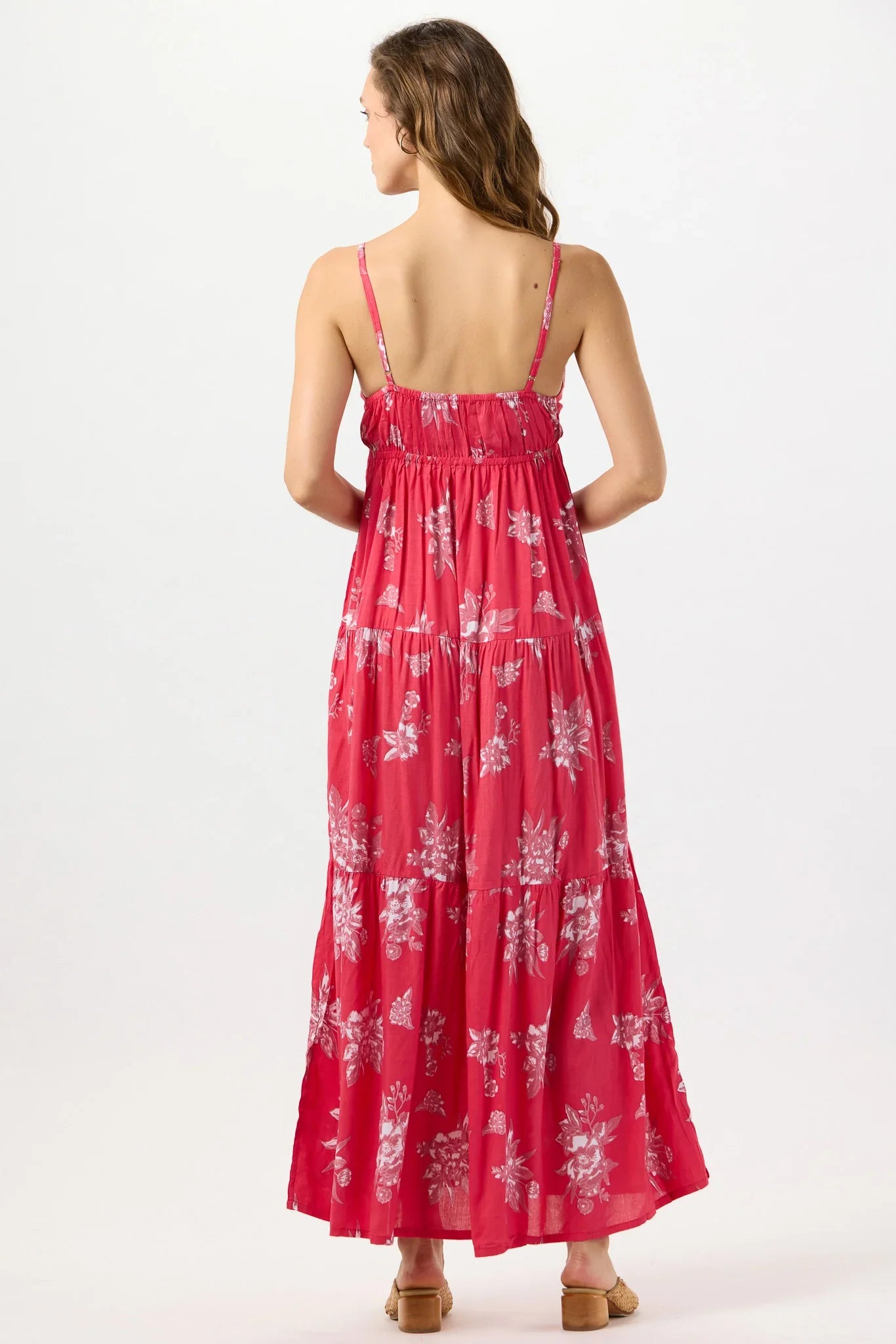 Tiare Hawaii Micah Maxi Dress - Orchidland Red