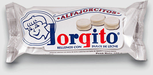 Pampa Direct Jorgito Alfajorcitos Small Alfajor White Chocolate and Dulce de Leche, 6 units