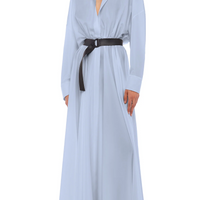 Norma Kamali Women's SUPER OS BF NK SHIRT FLARED GOWN