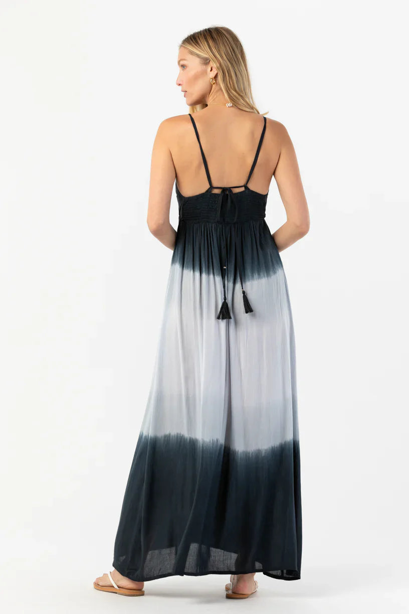 Tiare Hawaii Mochi Maxi Dress - Black Grey Ombre
