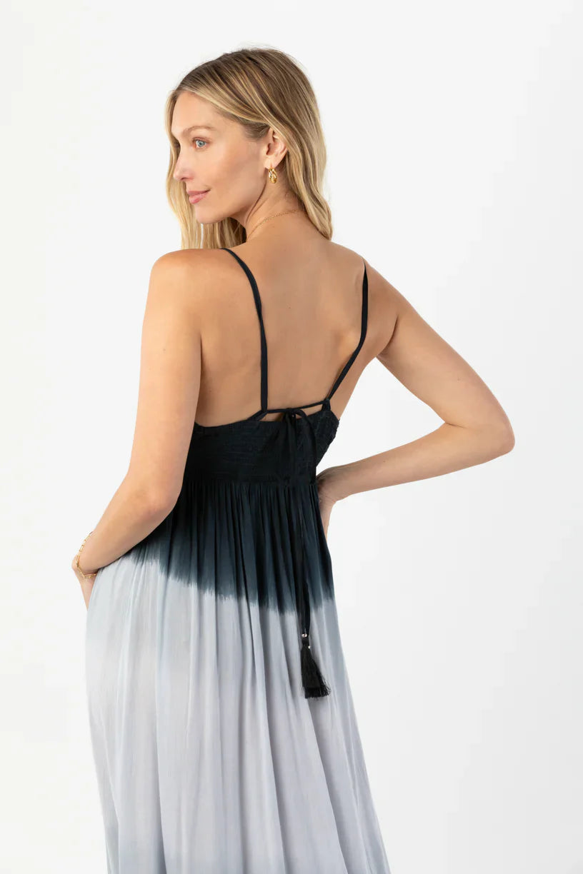 Tiare Hawaii Mochi Maxi Dress - Black Grey Ombre