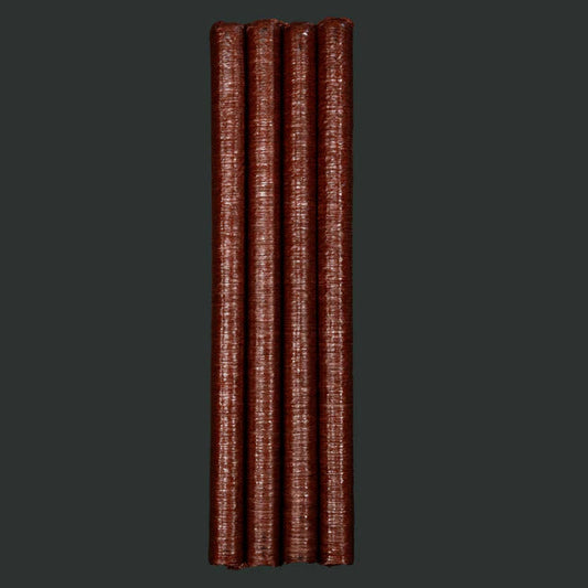 The Bearded Butchers 17mm Mahogany Collagen Snack Stick Casing 4 Pack