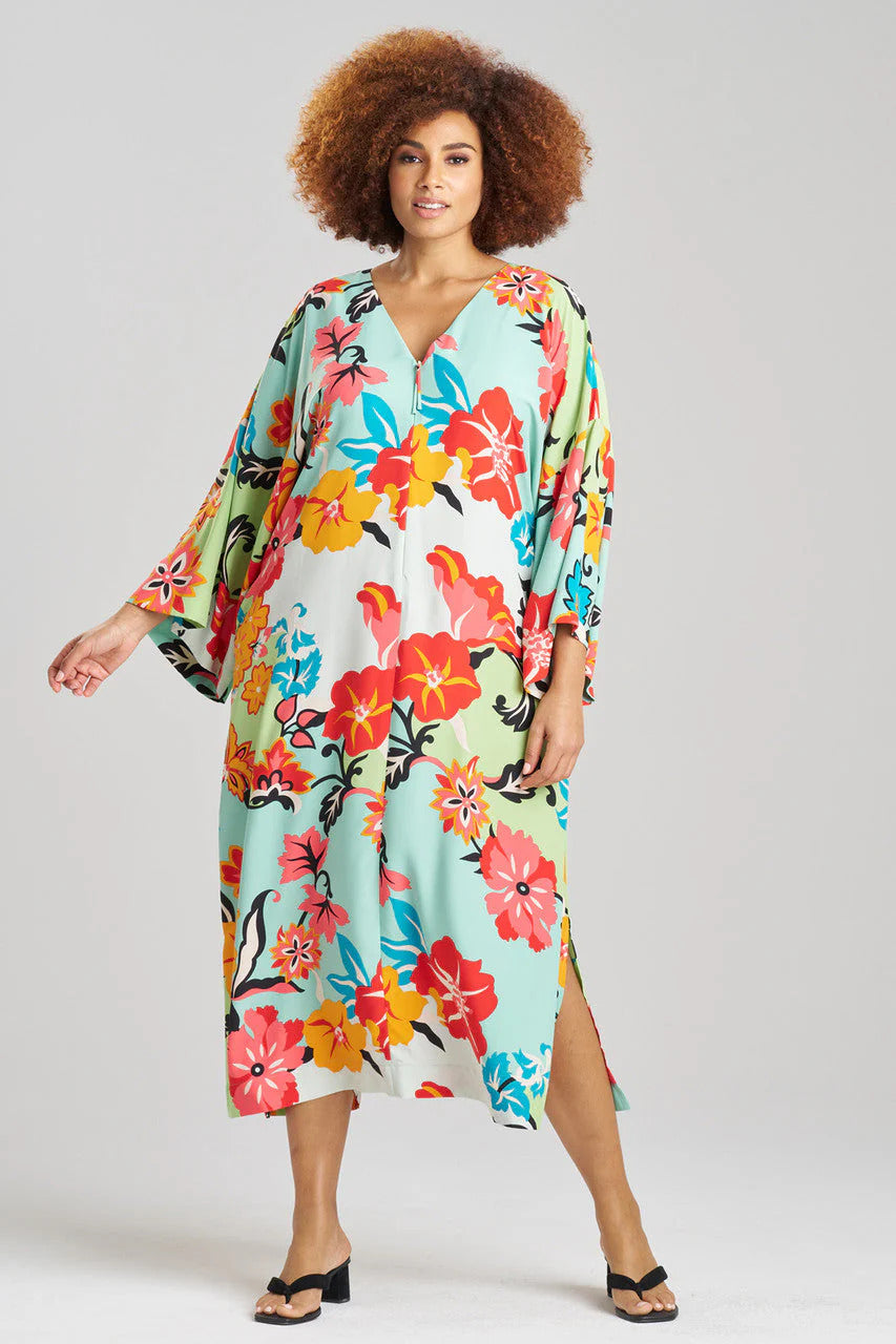 Natori Marbella Zip Caftan