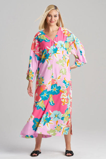 Natori Marbella Zip Caftan